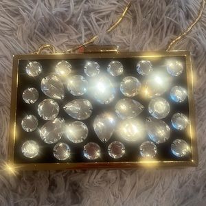 Black and gold Franchi evening bag.